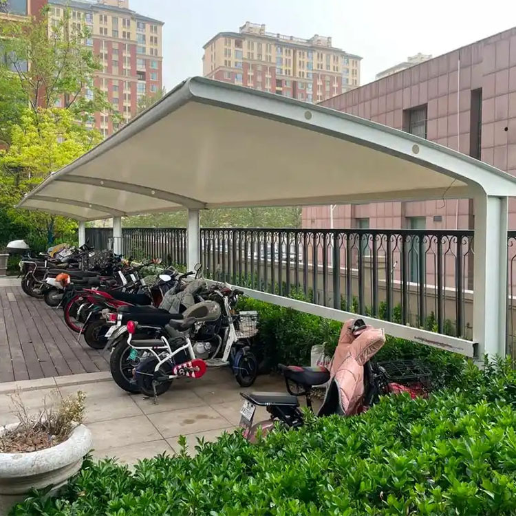 定州市膜结构电动车棚